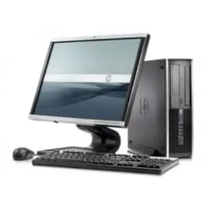 HP 8000 Elite 4GB 250GB SFF Computer + 17 Inch TFT