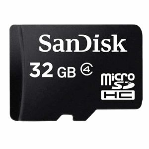 32GB sandisk memory card