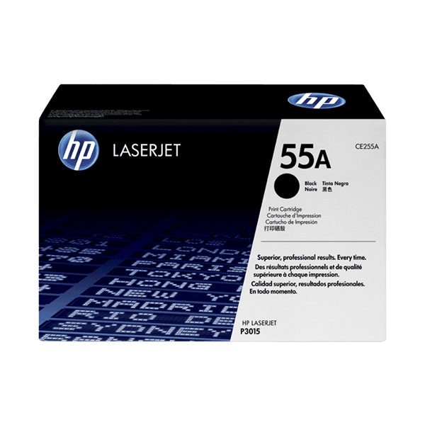 HP 55A Black LaserJet Toner Cartridge (CE255A) HP 55A Black LaserJet Toner Cartridge (CE255A)