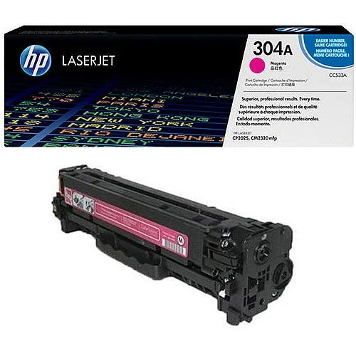 HP 304A Magenta LaserJet toner cartridge (CC533A) HP 304A Magenta LaserJet toner cartridge (CC533A)