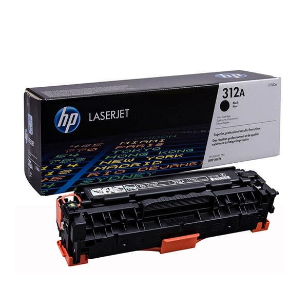 HP 312A Black LaserJet Toner Cartridge CF380A HP 312A Black LaserJet Toner Cartridge CF380A
