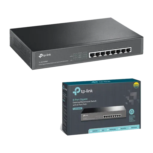 TP-Link 8-Port 10/100/1000Mbps– TL-SG1008MP TP-Link 8-Port 10/100/1000Mbps– TL-SG1008MP