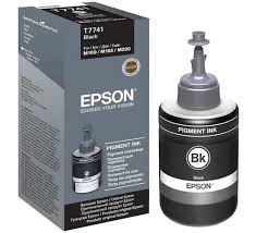 INK CART EPSON T7741 PIGMENT INK BLACK 140ml (M100, M105, M200, L605, L655, L1455 for Mono ITS Printers-140ml)