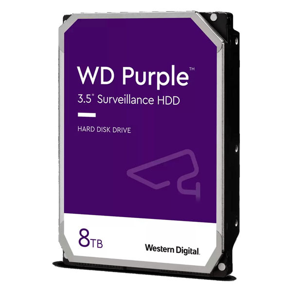 WD Surveillance 8 TB, 128 MB Hard Disk - WD84PURZ WD Purple Surveillance 8 TB, 256 MB Hard Disk - WD8001PURP
